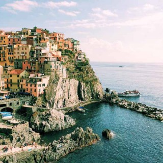 Italian village in the Cinque Terre