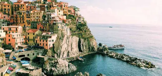 Italian village in the Cinque Terre