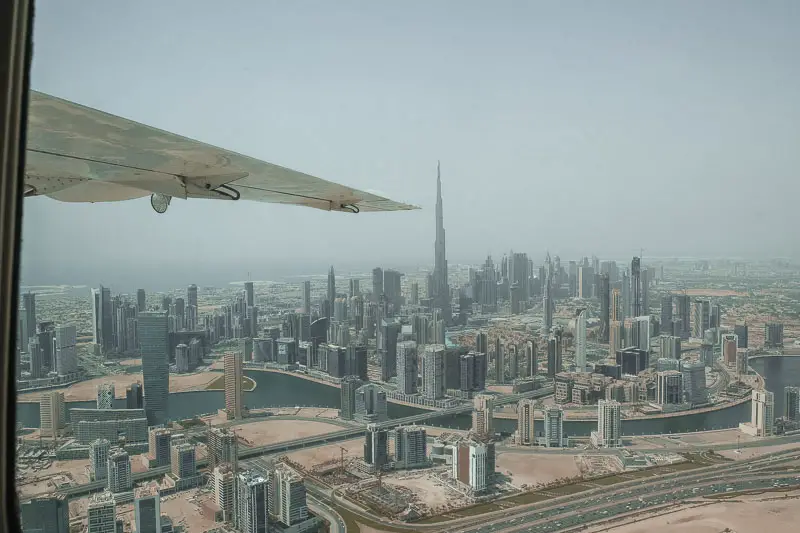 Seawings Dubai Seaplane view city attraction
