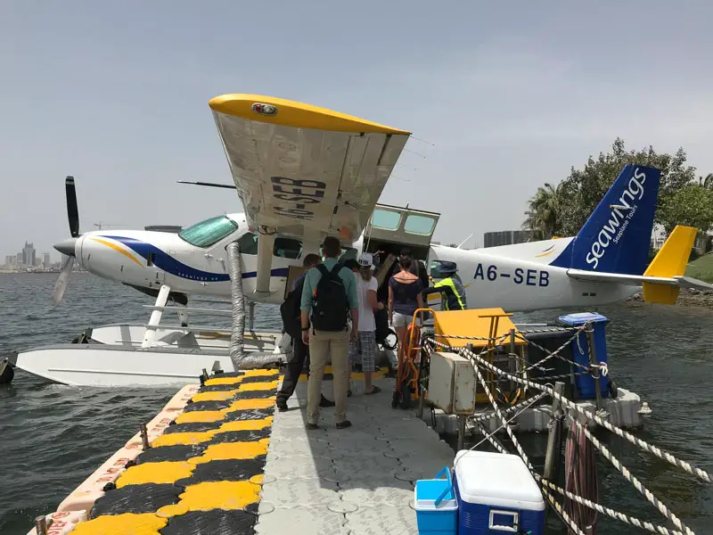 Seawings Dubai Seaplane view city attraction
