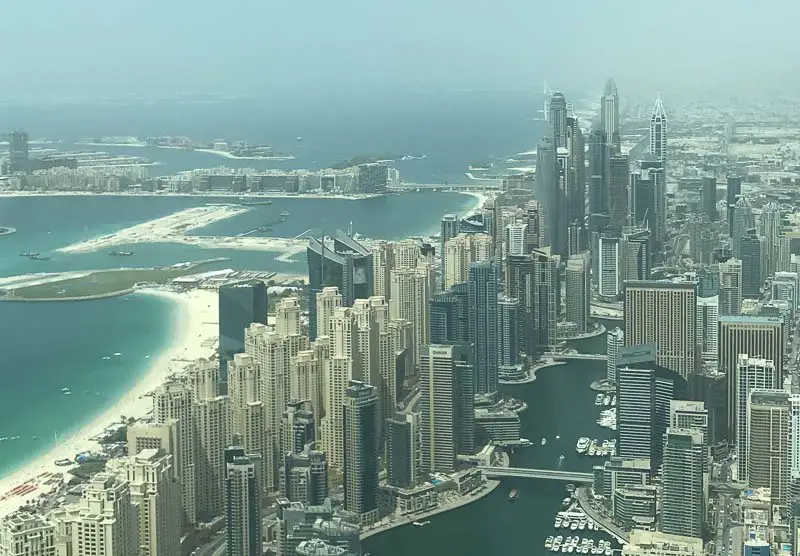 Seawings Dubai Seaplane view city attraction