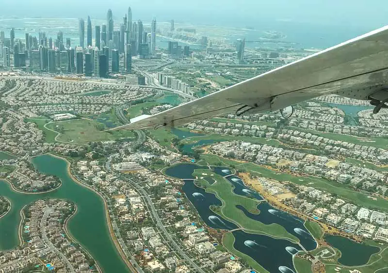 Seawings Dubai Seaplane view city attraction