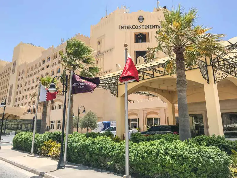 Entrance exterior InterContinental Hotel Doha