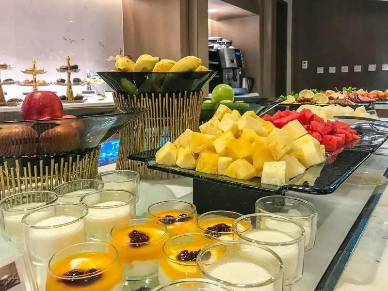 Fruit breakfast InterContinental Hotel Doha