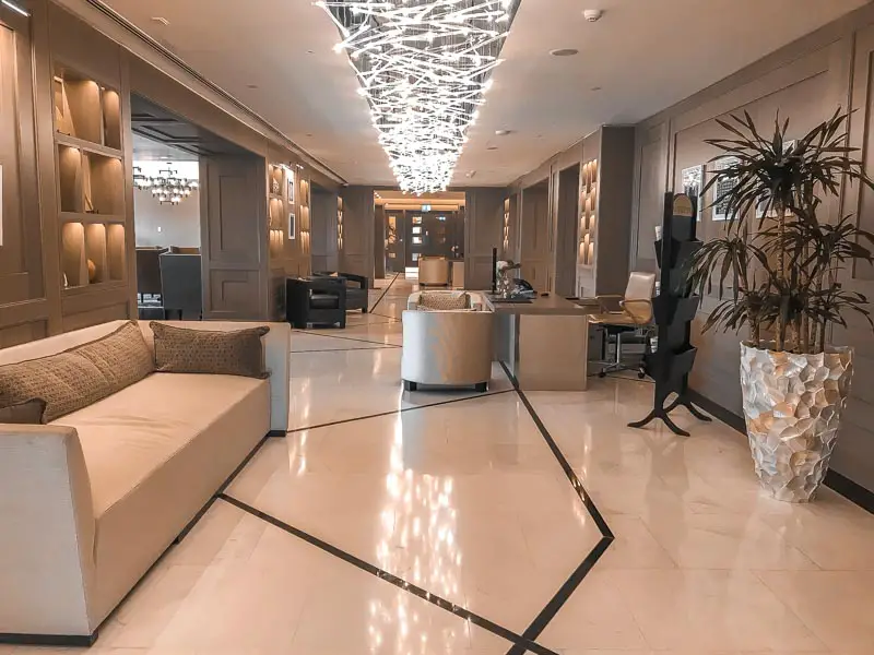 Interior decor executive club InterContinental Hotel Doha
