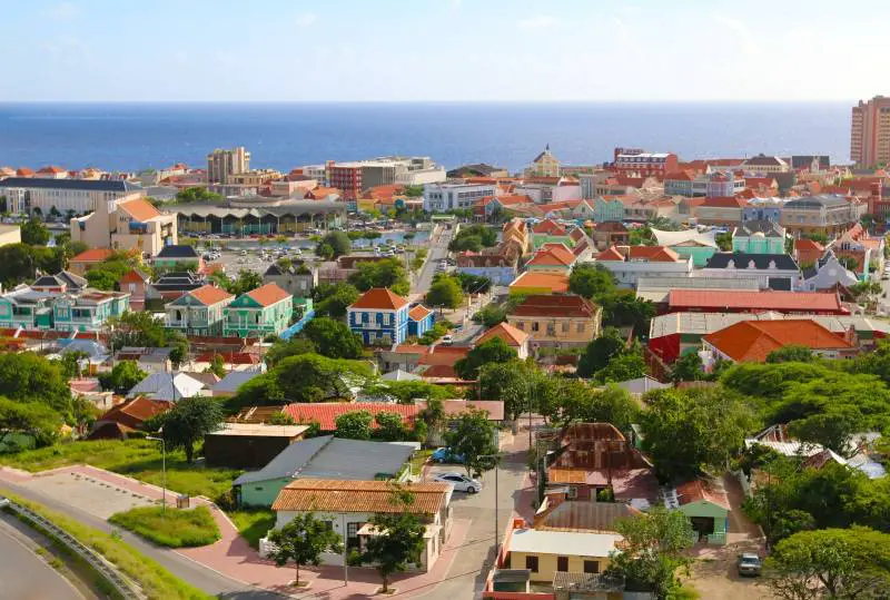 Oranjestad Aruba cityview