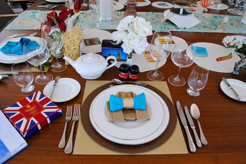 British themed Dinner set cutlery London food souvenirs