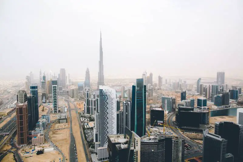 Visit Dubai 24 hours architecture skyline city