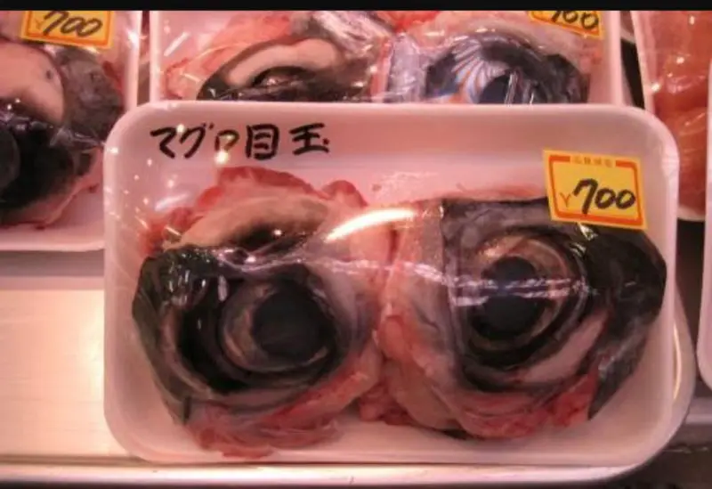 EATING Tuna Eyeballs Japan unusual strange food world