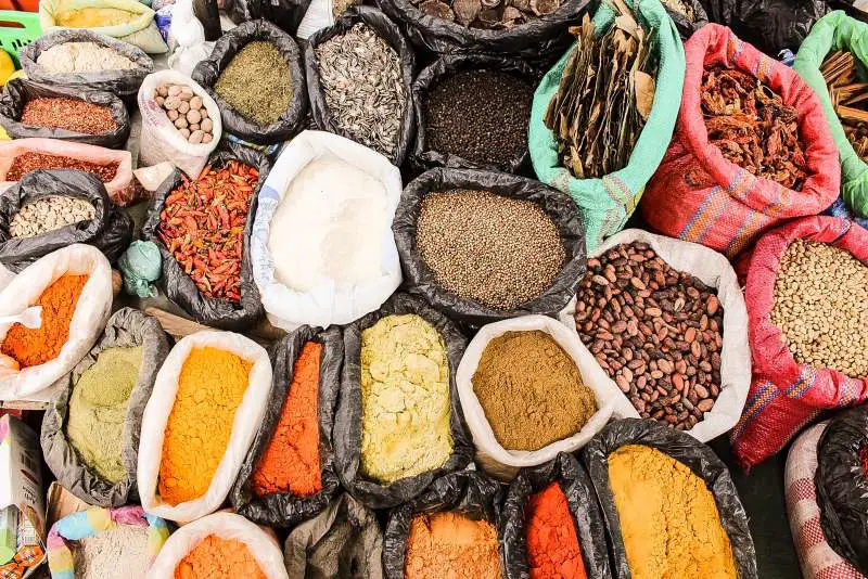 Egypt spices food market middle east