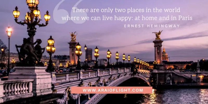 Famous Writers Paris Quotes