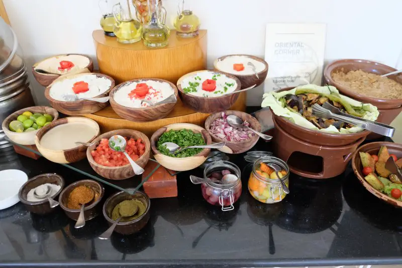 Mezze salad food of Egypt