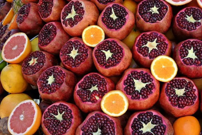 Pomegranate grapefruit fruit Egypt middle east juice