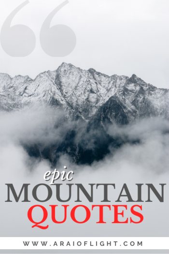 Mountain Quotes to inspire
