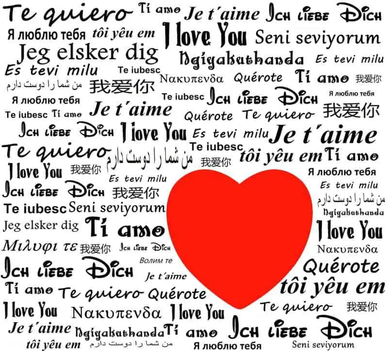 How to Say I Love You in 86 Different Languages [With Audio