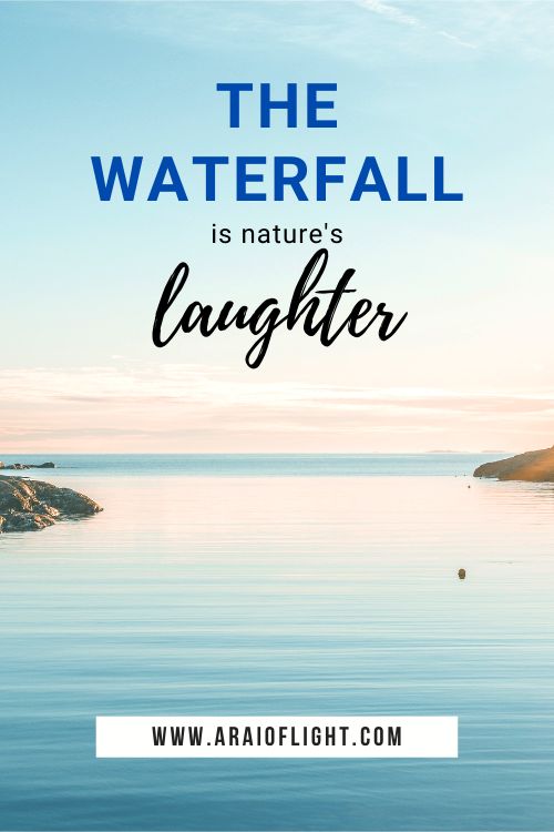 Captions for Waterfalls one liners