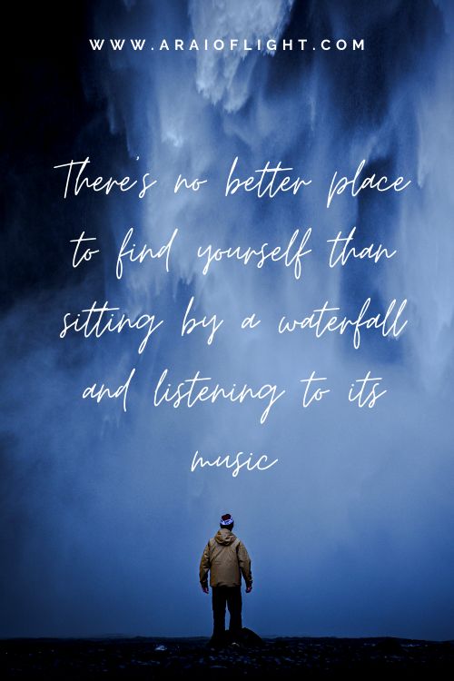 Captions for Waterfall Quotes