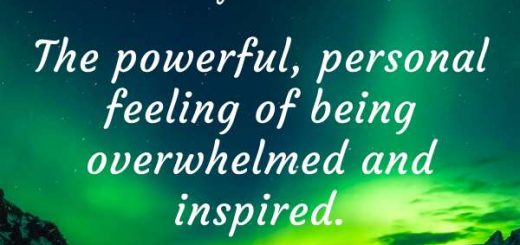 Beautiful Travel word Numinous Latin language