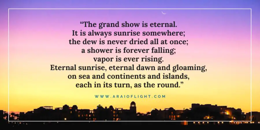 Quotes on sunrises rising sun