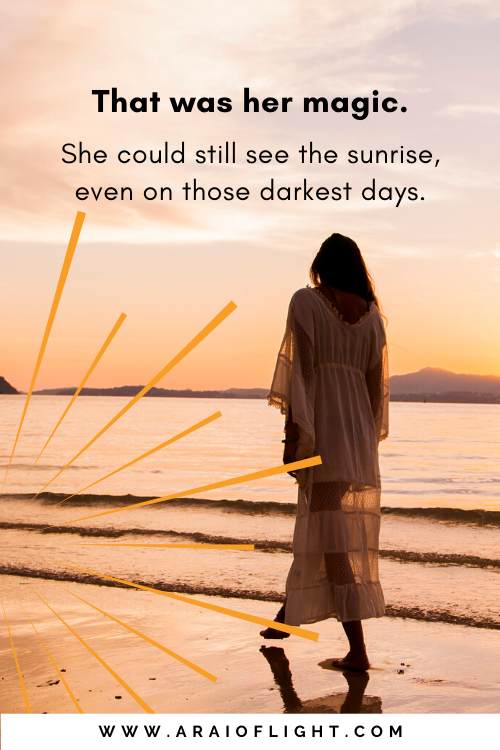 Her Sunrises captions for girls