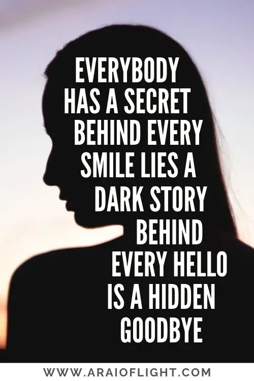 Behind every smile quotes