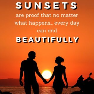 Beautiful quotes for sunset images