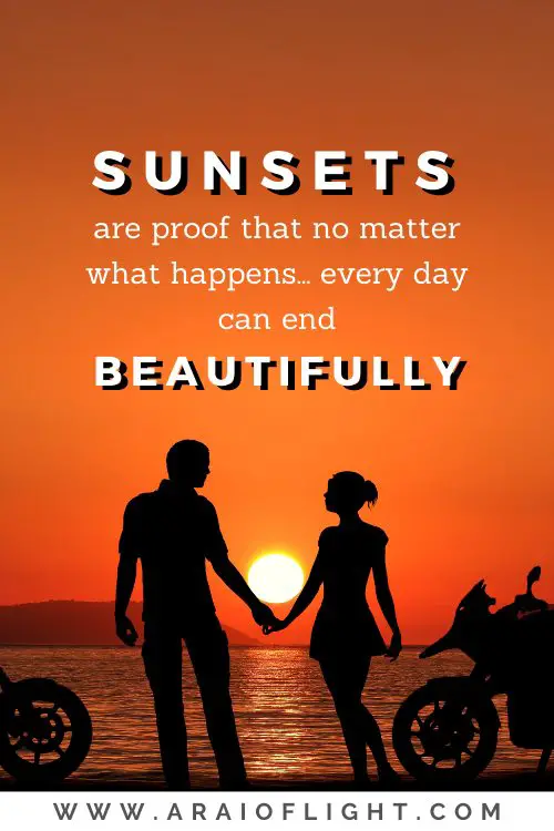 Beautiful quotes for sunset images
