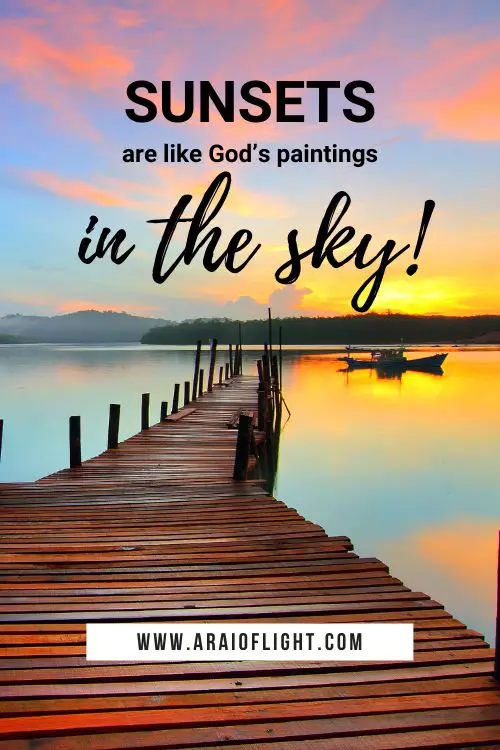 Quotes Sunset God's Paintings