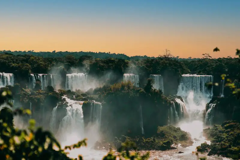 Iguazu Falls Foz Iguaçu Safest South American country