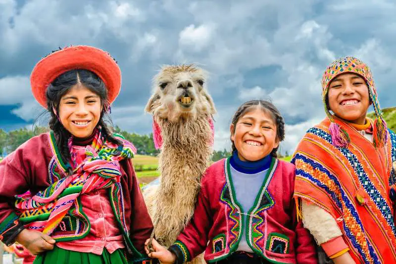 People of South America Lama Safe countries to visit