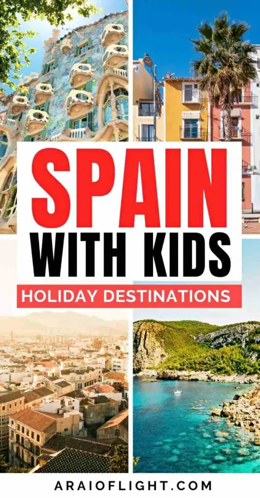 Destinations for Family holidays Spain with kids