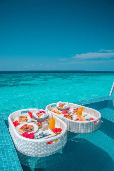 Maldives tropical family vacation