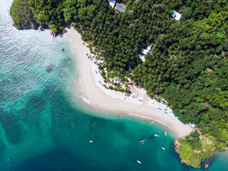 drone short of costa rica landscape beautiful life