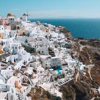 Santorini islands in Greece hopping travel guide