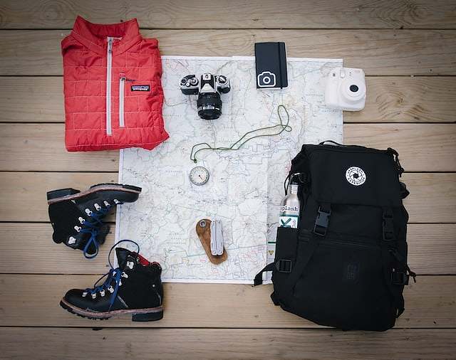 Checklist packing for trip
