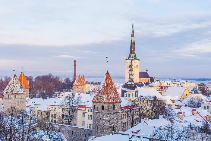 best cities for digital nomads in Europe Tallinn Estonia
