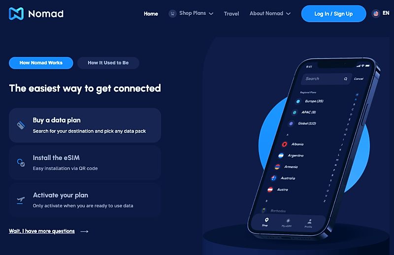 Nomad eSIM review for travel