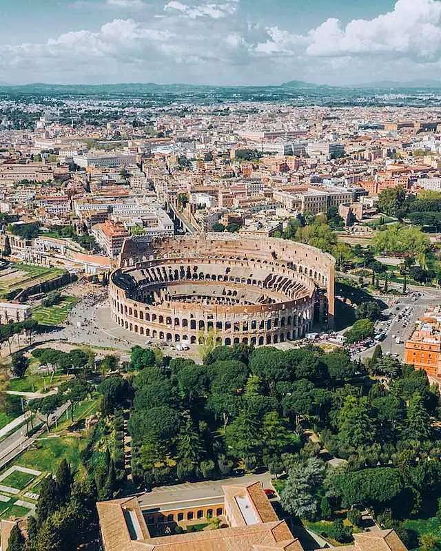 View of Rome from above Experiences in Italy