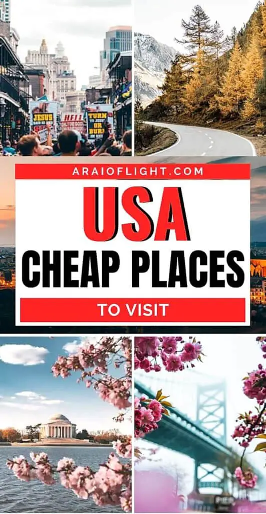 Cheap Holiday Destinations USA places to visit