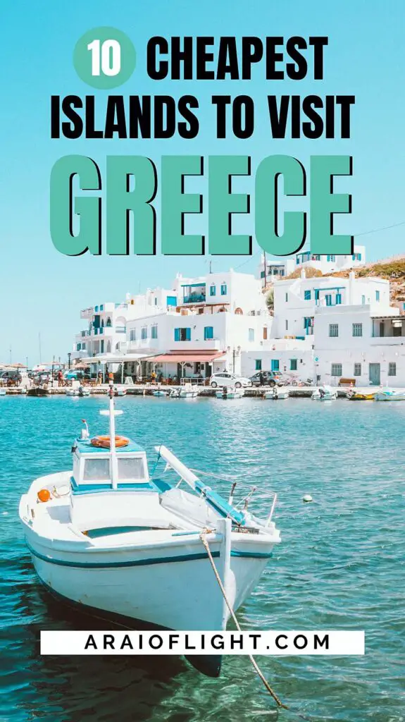 Cheapest islands to visit in Greece cheap Greek islands